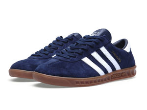 Adidas Hamburg blue синие с белым (40-44)