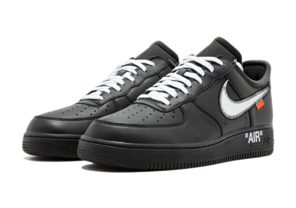 Nike Air Force 1 07 LV8 черные с серебристым кожаные мужские-женские (35-44)