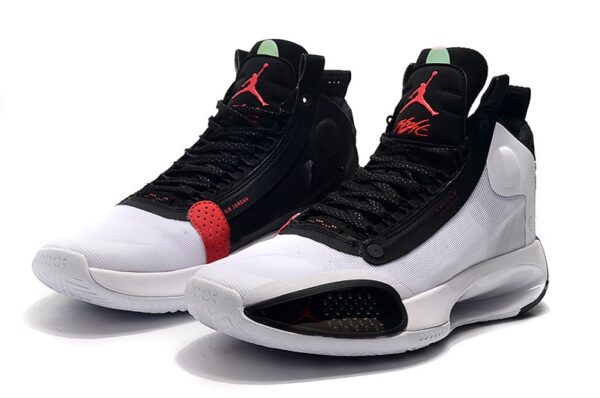Nike Air Jordan 34 бело-черные мужские (40-45)