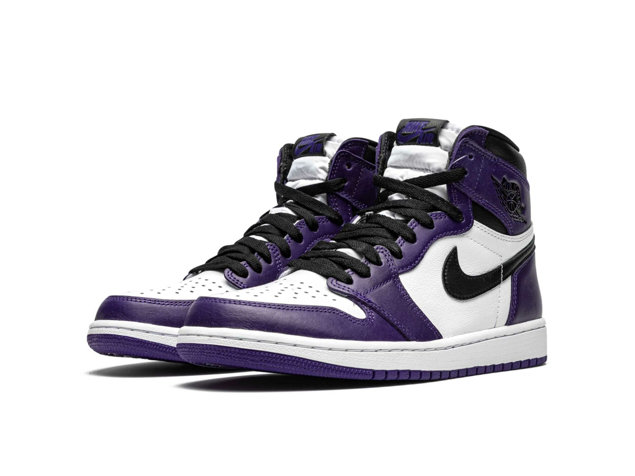 air jordan white court purple