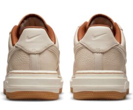 Nike Air Force 1 Luxe Pecan бежевые кожаные мужские-женские (40-44)